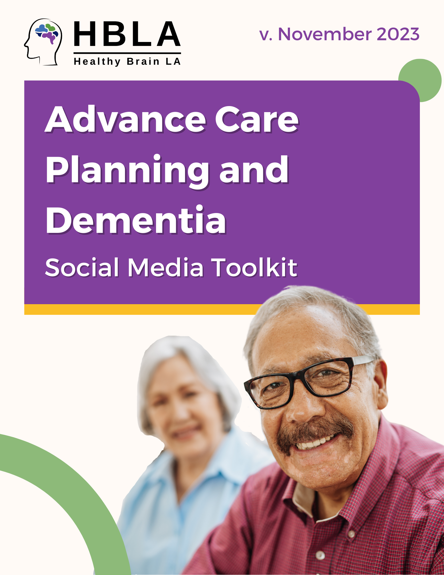 Cover image of the Advance Care Planning and Dementia Social Media Toolkit